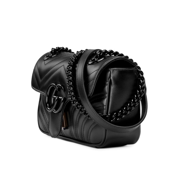 Сумка Gucci Marmont Mini Shoulder Bag Black Hardware 446744 DTDFV 1000