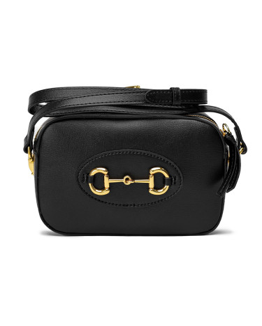 Gucci Horsebit 1955 Small Shoulder Bag Black 702806 IRT7F 2280