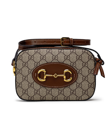 Gucci Horsebit 1955 Small Shoulder Bag Brown 259635 77BGT 1230