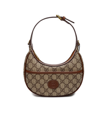 Gucci Marmont Half Moon Shaped Mini Bag Beige 864452 AKJ9I 2500