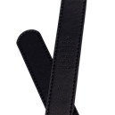 Ремінь Gucci Leather Belt With Double G Gold Buckle