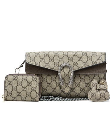 Сумка Gucci Dionysus GG Supreme Beige 476432 KHNRN 8642