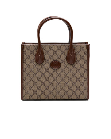 Gucci Ophidia Leather-Trimmed Monogrammed Coated-Canvas Tote Bag 659983 92TCG 2521