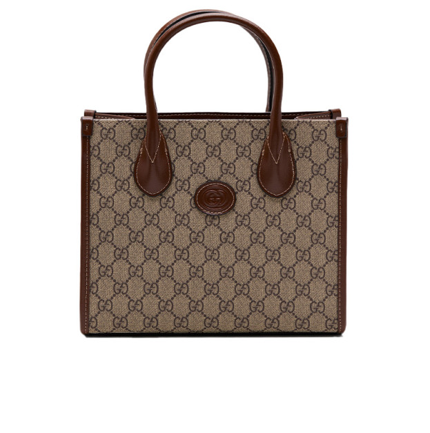 Сумка Gucci Ophidia Leather-Trimmed Monogrammed Coated-Canvas Tote Bag 659983 92TCG 2521