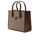 Сумка Gucci Ophidia Leather-Trimmed Monogrammed Coated-Canvas Tote Bag 659983 92TCG 2521