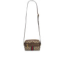 Сумка Gucci Beige Ebony GG Supreme Canvas and Leather Mini Ophidia Crossbody Bag 816357 96IWG 8745