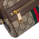 Сумка Gucci Beige Ebony GG Supreme Canvas and Leather Mini Ophidia Crossbody Bag 816357 96IWG 8745