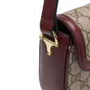 Сумка Gucci Horsebit 1955 Mini Bag Beige Burgundy 441555 BLKCD 2015