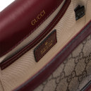 Сумка Gucci Horsebit 1955 Mini Bag Beige Burgundy 441555 BLKCD 2015