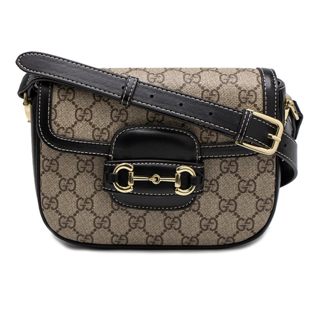 Сумка Gucci Horsebit 1955 Mini Bag Beige Black 441555 BLKCD 2016