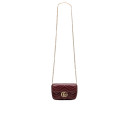 Сумка Gucci GG Marmont Super Mini Shoulder Bag Burgundy Gold Hardware 446744 DTBNG 1610