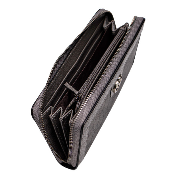 Гаманець Gucci Ophidia GG Zip Around Wallet Grey Silver