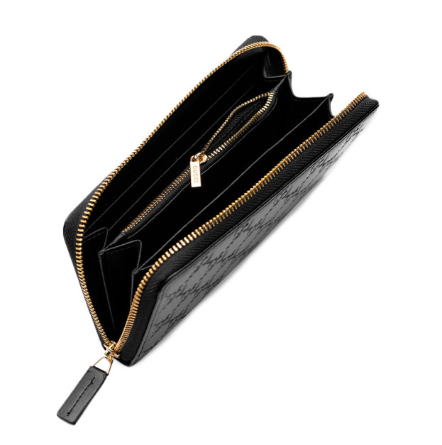 Гаманець Gucci Black Guccissima Zip-Around Wallet