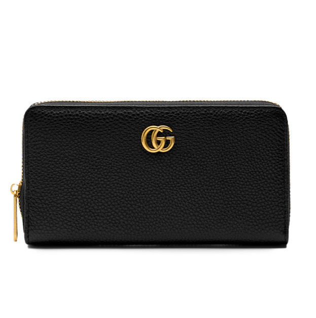 Гаманець Gucci Marmont Zipper Wallet Black Gold