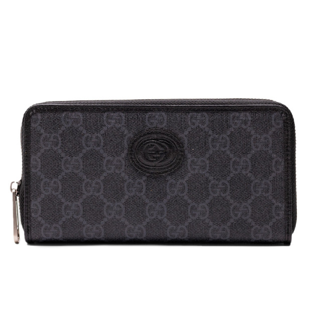 Гаманець Gucci Ophidia GG Zip Around Wallet Grey