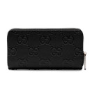 Гаманець Gucci Wallet Black Embossed Leather