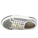 Gucci GG Canvas Sneakers Ivory Black 746766 FAC1Y 8445