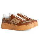 Gucci GG Brown Leather Canvas 676092 UPG20 2866