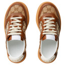 Gucci GG Brown Leather Canvas 676092 UPG20 2866